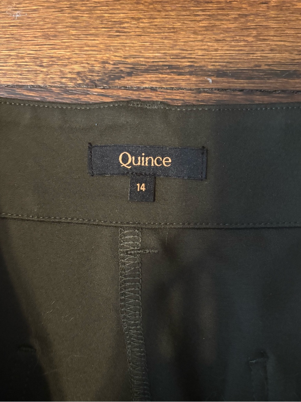 Quince Ultra Stretch Plus Size Ponte Coastal Cropped Wide Leg Pant - Picture 3 of 7